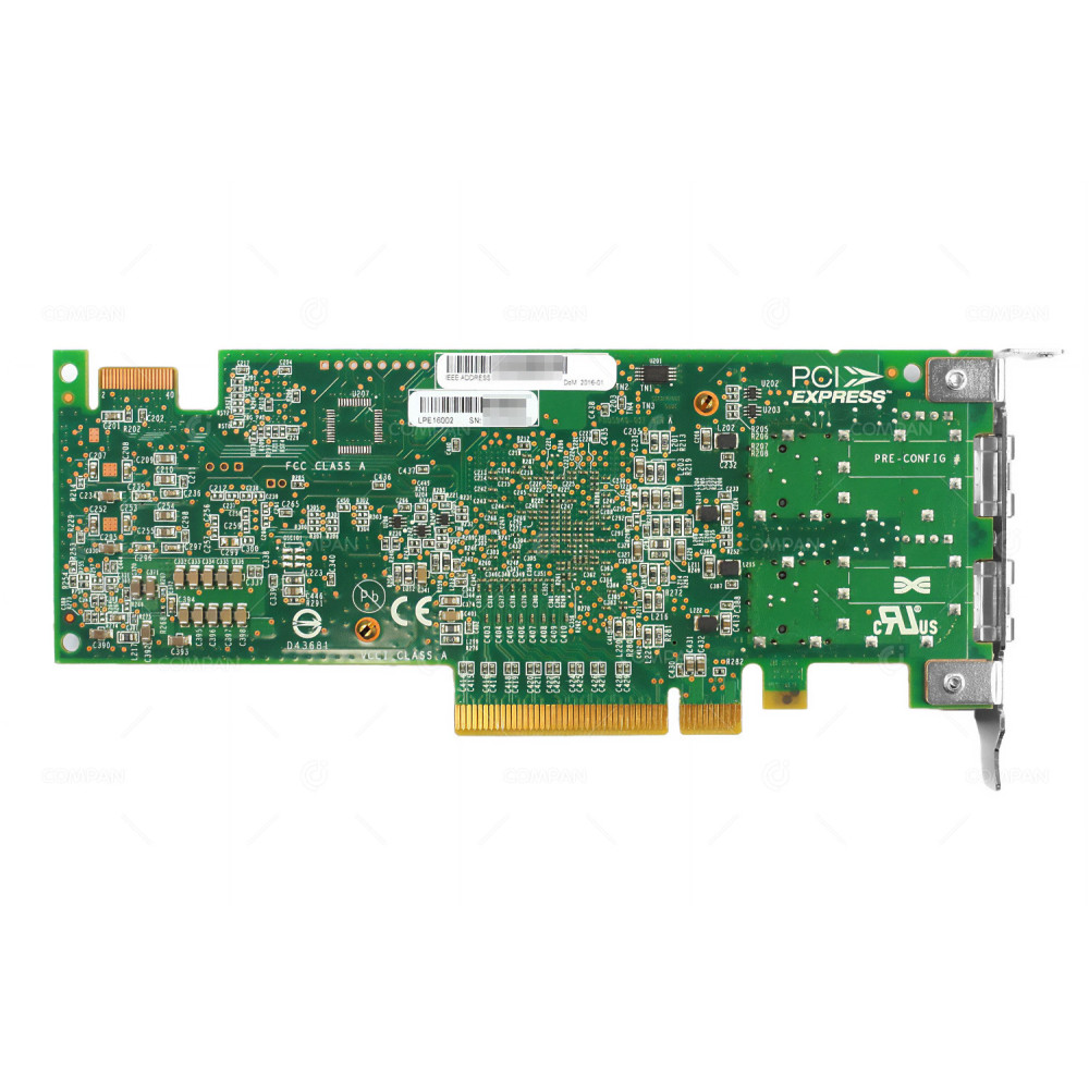03T8606 IBM SN30F16584 DUAL PORT 16GB FC ADAPTER LOW PROFILE SN30F16584, LPE16002, P005947-41C