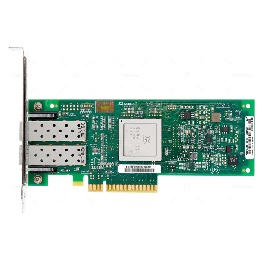 111-00480+C0 NETAPP QLOGIC QLE2562 DUAL PORT 8GB FC PCI-E ADAPTER FOR FAS