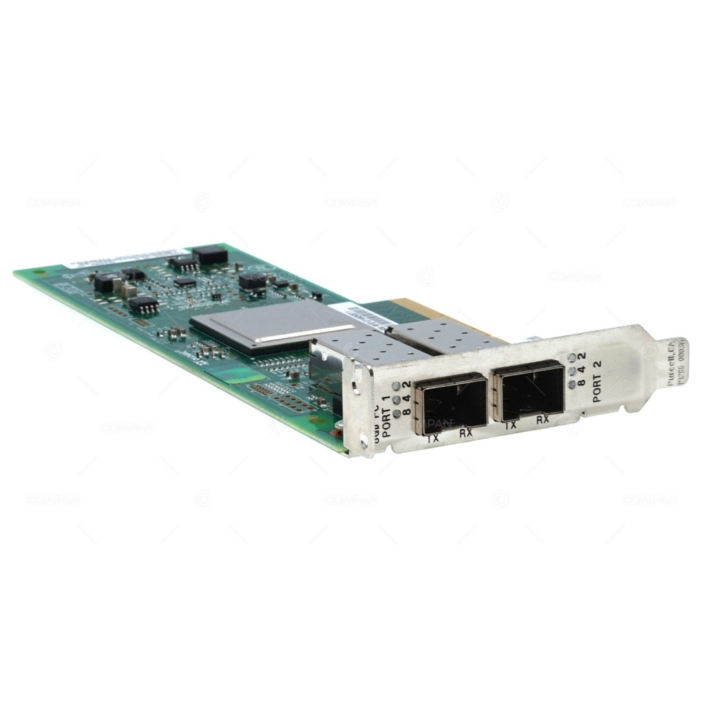 489191-001 LP / HP QLOGIC QLE2562 8GB DUAL PORT FC ADAPTER 2 X GBIC