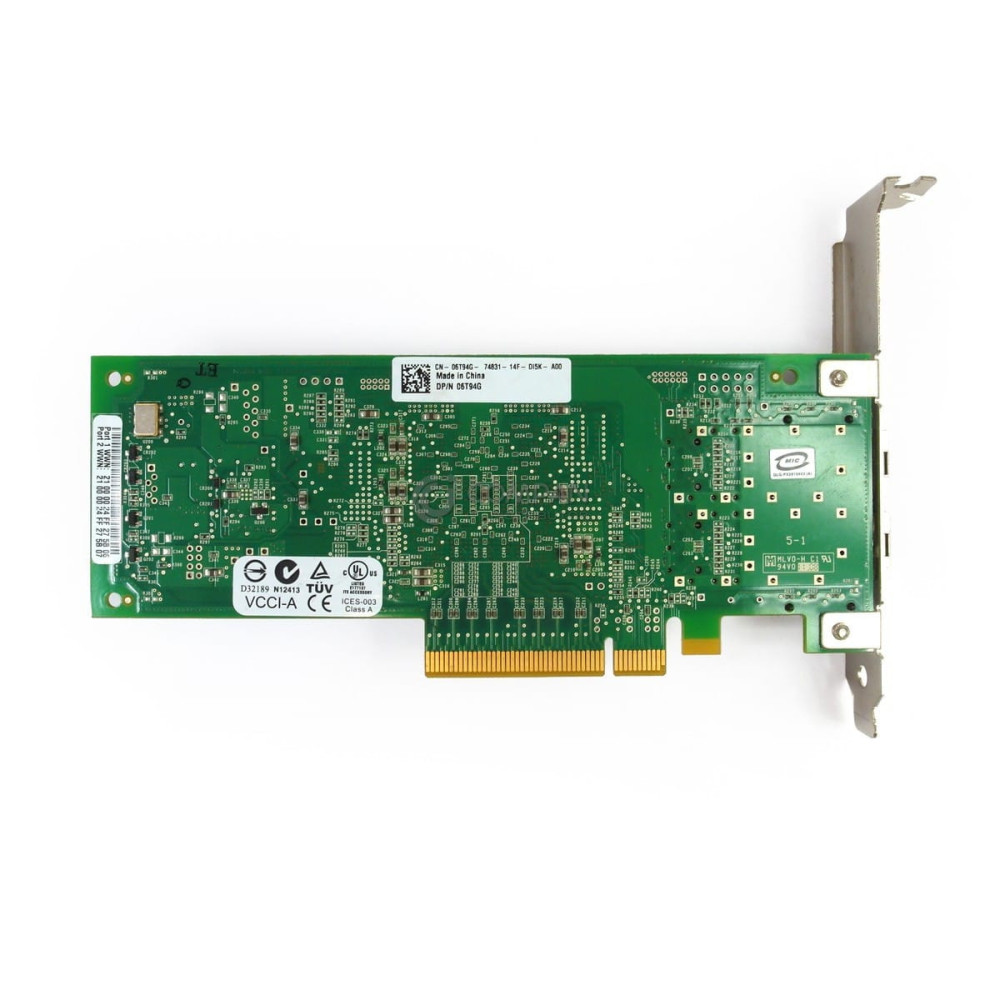 6T94G DELL QLOGIC QLE2562 DUAL PORT 8GB FC ADAPTER 06T94G