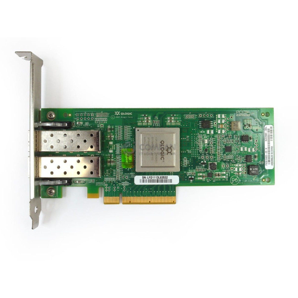 6T94G DELL QLOGIC QLE2562 DUAL PORT 8GB FC ADAPTER 06T94G