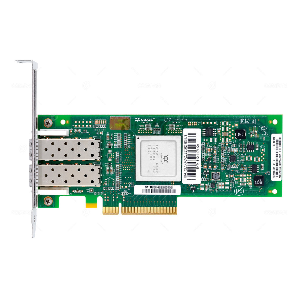 QLE2562 QLOGIC QLE2562 DUAL PORT SFP+ 8GB FC ADAPTER