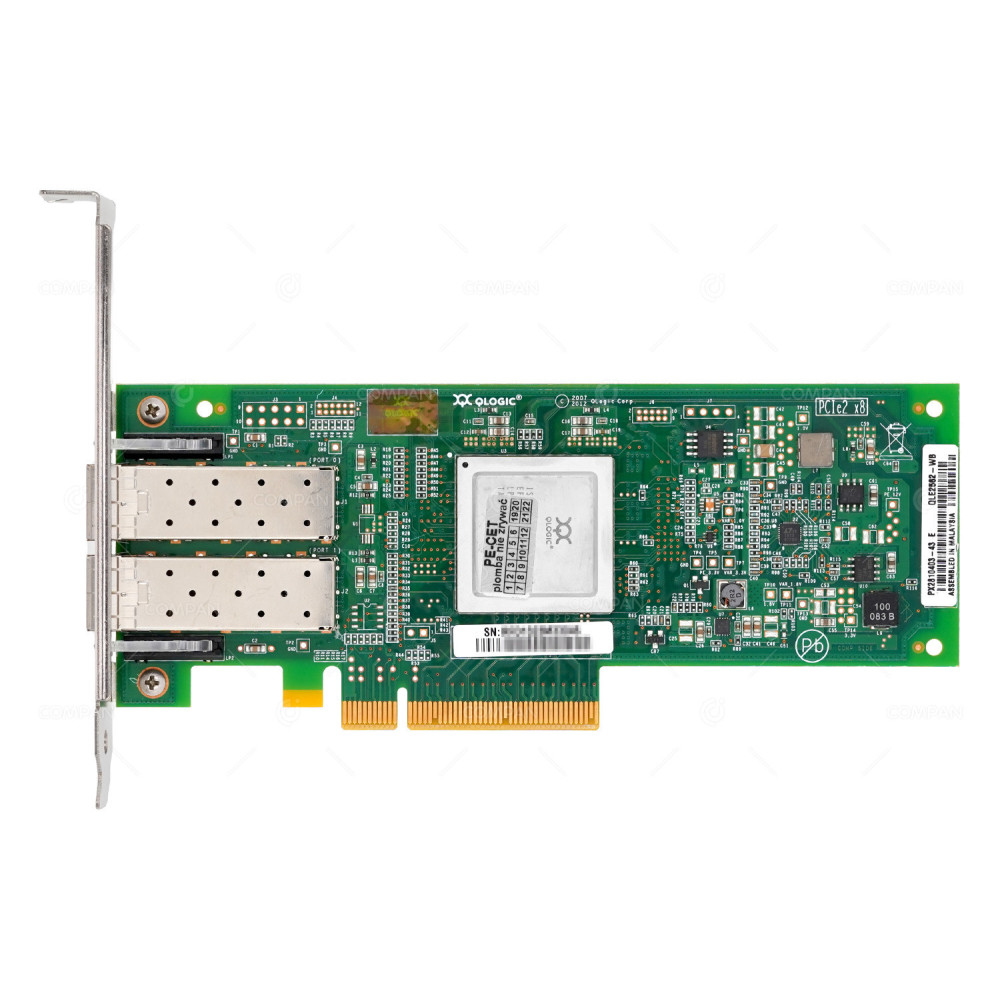 QLE2562-WB QLOGIC QLE2562 8GB DUAL PORT FC ADAPTER LOW PROFILE