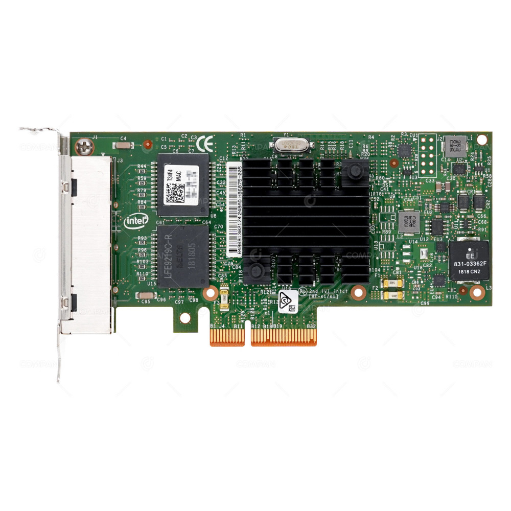 T34F4 DELL INTEL I350-T4 QUAD PORT 1GB RJ-45 ETHERNET ADAPTER LOW PROFILE