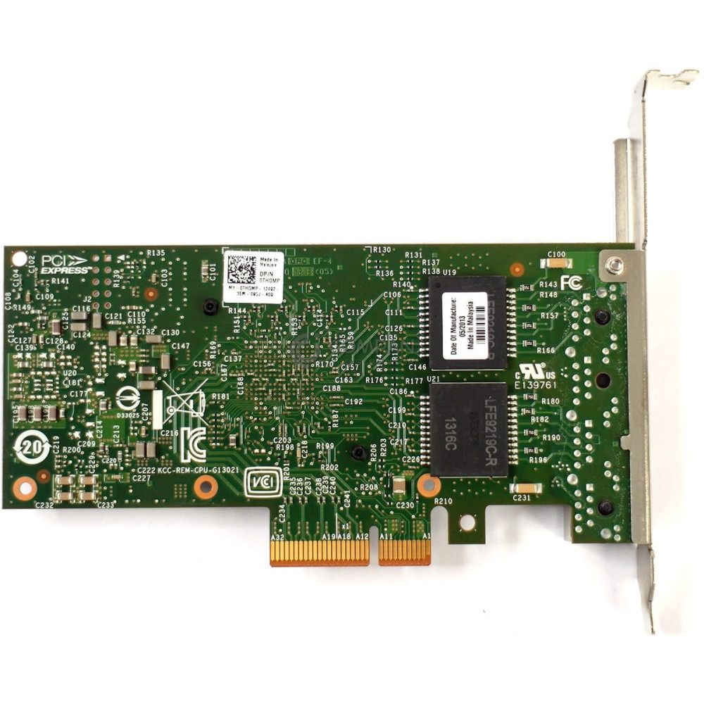 THGMP DELL INTEL I350-T4 QUAD PORT ETHERNET ADAPTER PCI-E