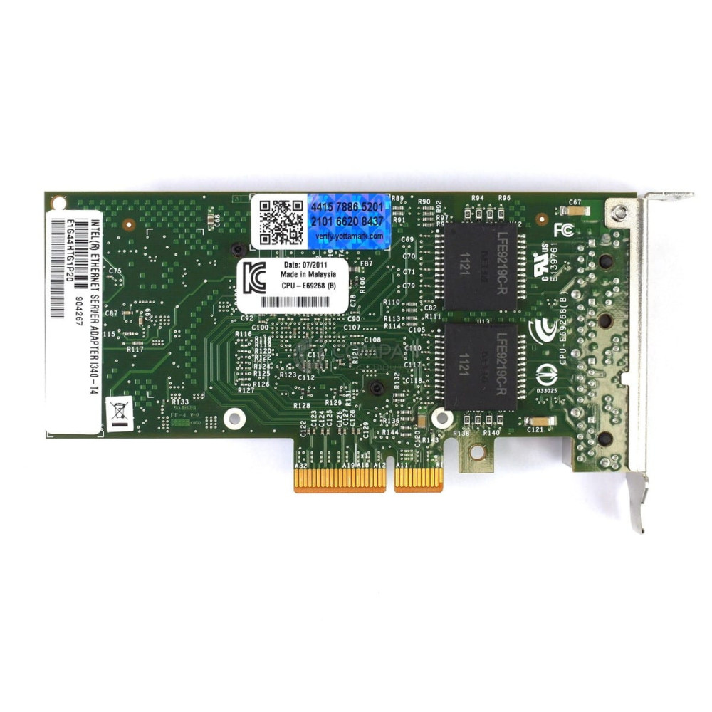 E68891-015 INTEL I350-T4 QUAD PORT GIGABIT ETHERNET PCI-E ADAPTER -