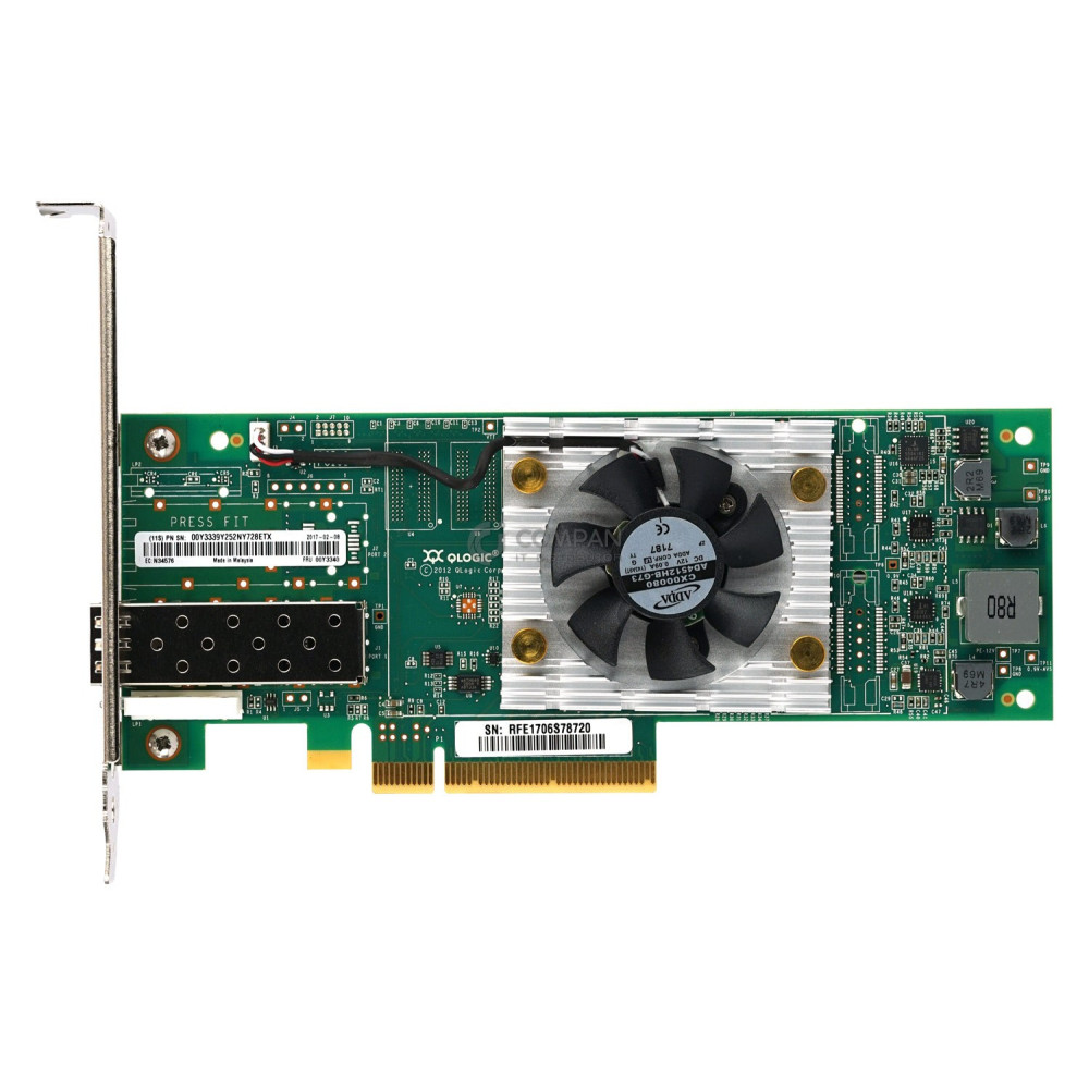 00Y3337 LENOVO QLOGIC 16GB FC SINGLE-PORT HBA FOR LENOVO SYSTEM X 00Y3340