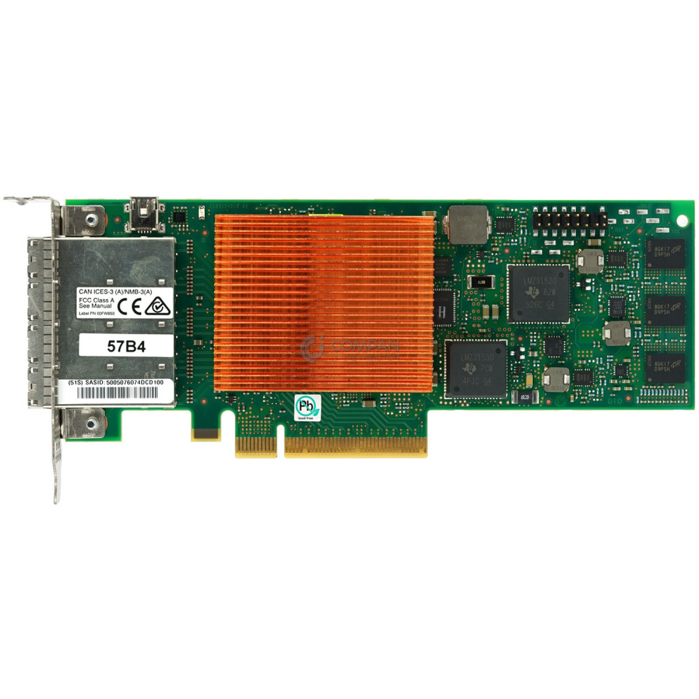 57B4 LP IBM PCIE-3 4-PORT 6G SAS ADAPTER PSERIES POWER8 LOW PROFILE 01DH594, 01DH596
