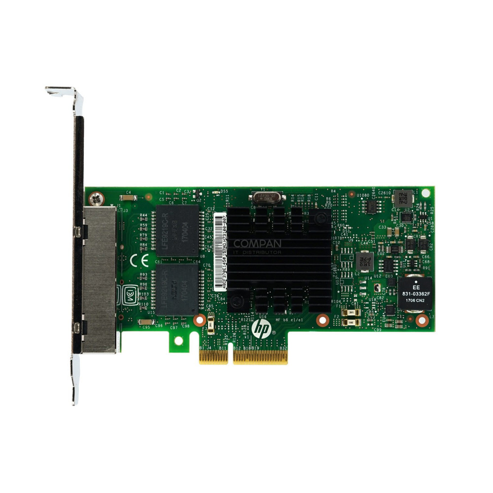 816551-001 HP ETHERNET 366T 1GB QUAD PORT ADAPTER 811544-001, 366T