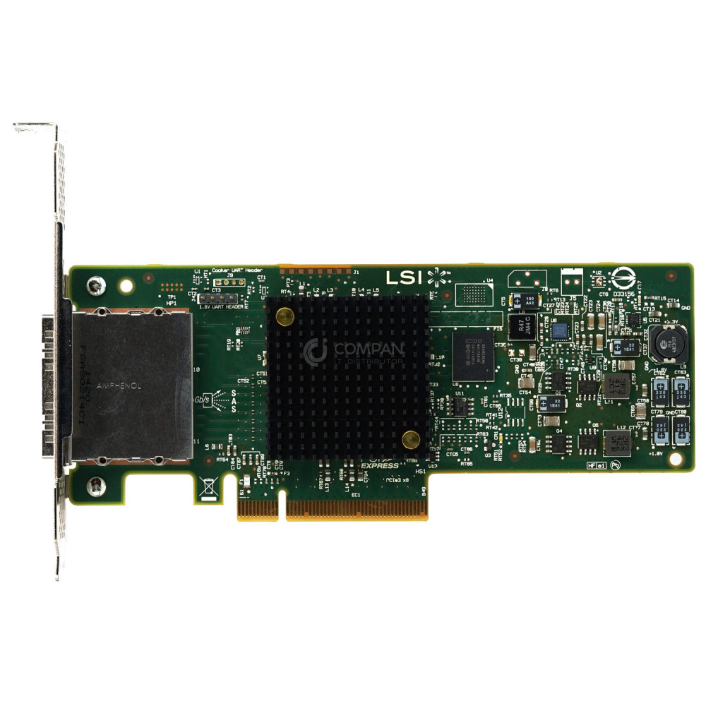 9207-8E LSI LOGIC 8-PORT EXTERNAL 6GB SAS SATA 3.0 X8 HOST BUS ADAPTER PCI-E SAS9207-8E, H3-25427-02H
