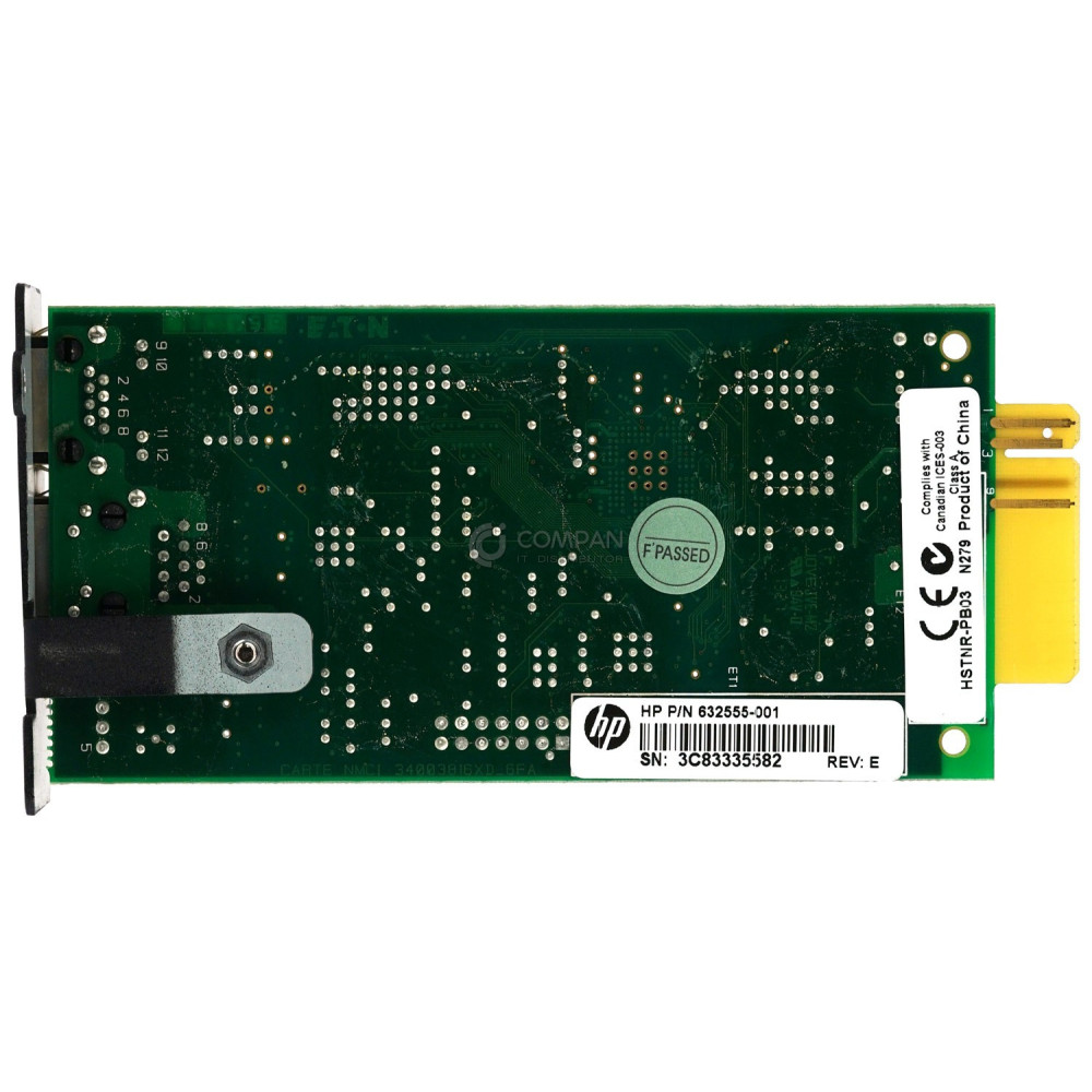 AF465A HP MINI SLOT NETWORK MODULE FOR R3000 T3000 G2 UPS 632555-001, 636934-001