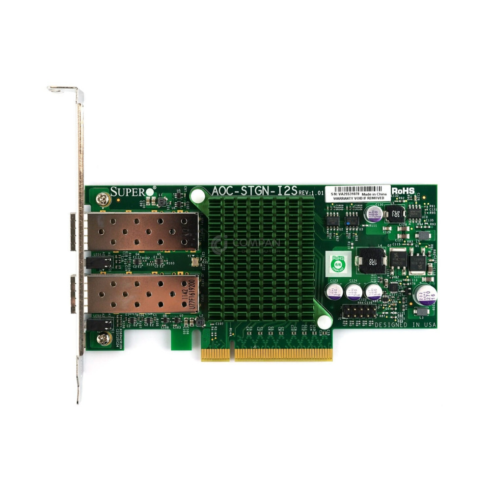 AOC-STGN-I2S SUPERMICRO DUAL PORT 10GB SFP+ ETHERNET ADAPTER -
