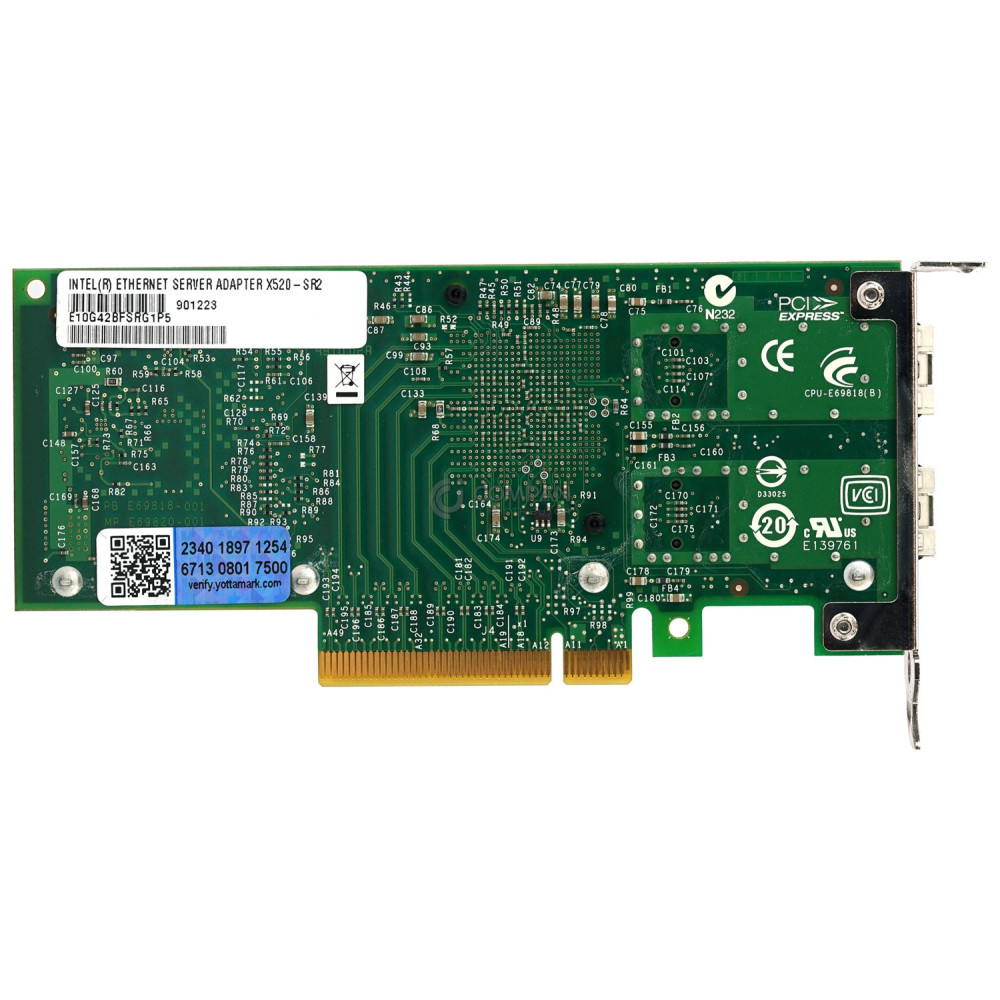 E10G42BFSRG1P5 INTEL PCI-E 2-PORT 10GB SFP ADAPTER