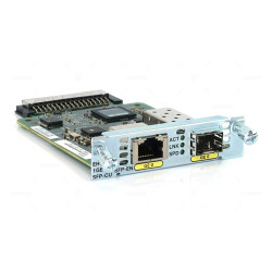 EHWIC-1GE-SFP-CU CISCO 1-PORT GIGABIT DUAL MODE SFP COPPER SFP 100M 1G OR GE 10M 100M 1G ETHERNET HIGH SPEED WAN INTERFACE CARD 800-34350-01, 73-13295-01