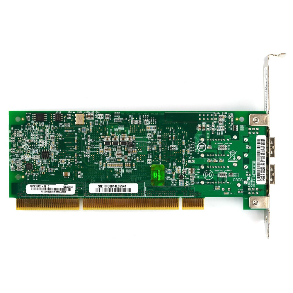 FC2410401-39 QLOGIC QLA2462 PCI-X FC DUAL PORT ADAPTER QLA2462