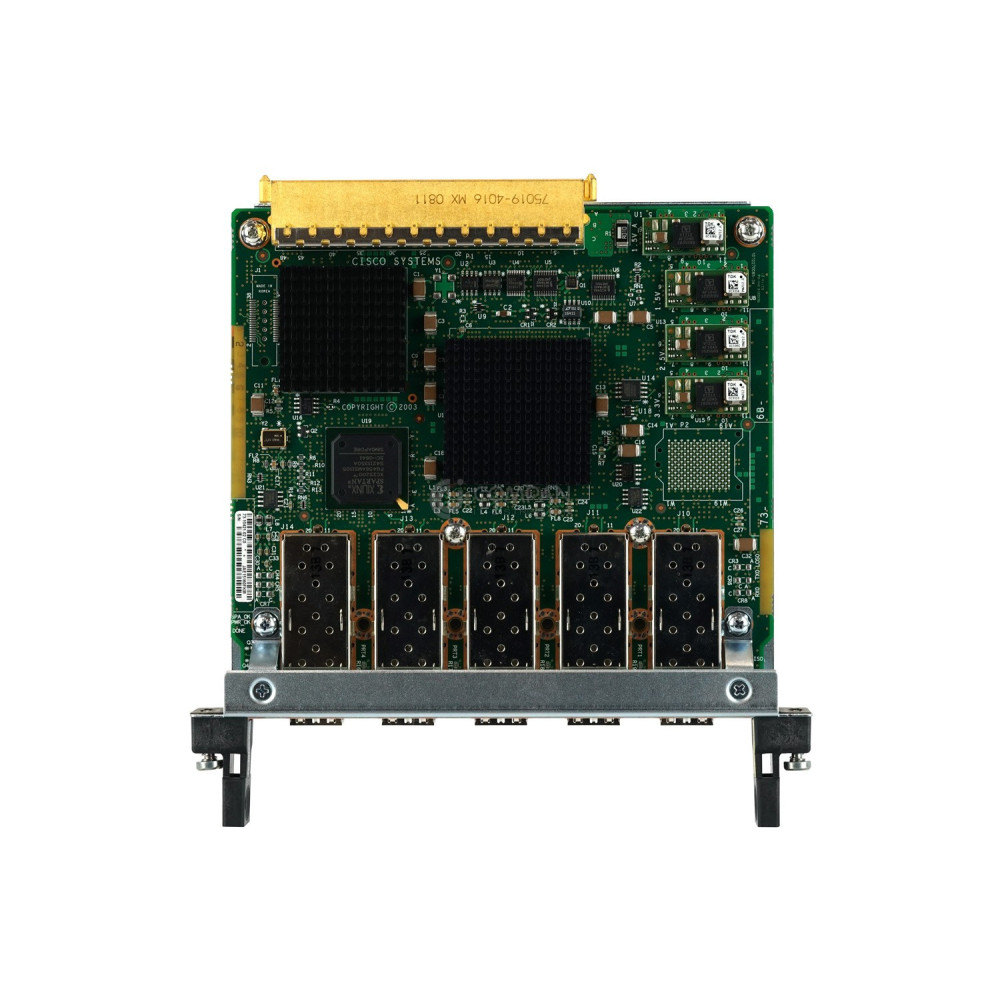 SPA-5X1GE CISCO 5-PORT 1GB SFP SHARED PORT ADAPTER FOR ASR1004 68-4307-02, 68-2616-02