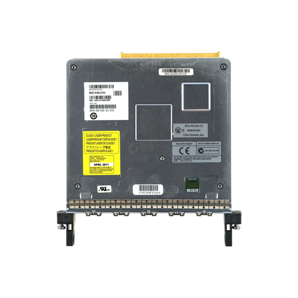 SPA-5X1GE CISCO 5-PORT 1GB SFP SHARED PORT ADAPTER FOR ASR1004 68-4307-02, 68-2616-02