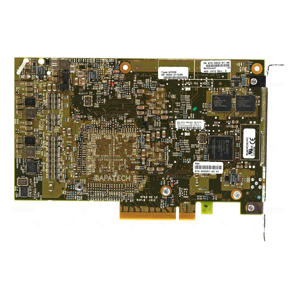 810-0023-01-06 NAPATECH NT20E DUAL PORT 10GB PCI-E 2GB MEMORY NETWORK INTERFACE CARD