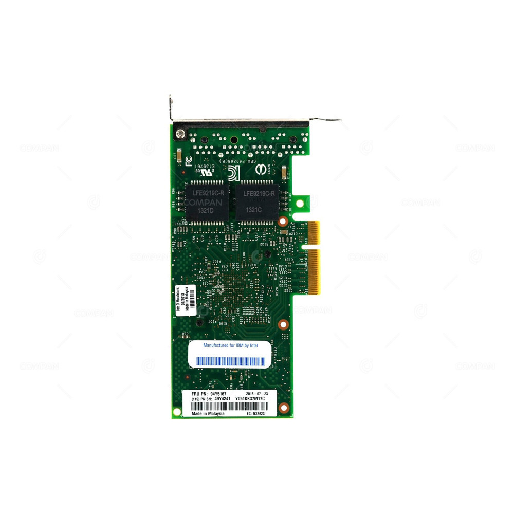 94Y5167 LP IBM INTEL I340-T4 QUAD PORT GIGABIT ETHERNET ADAPTER LOW PROFILE