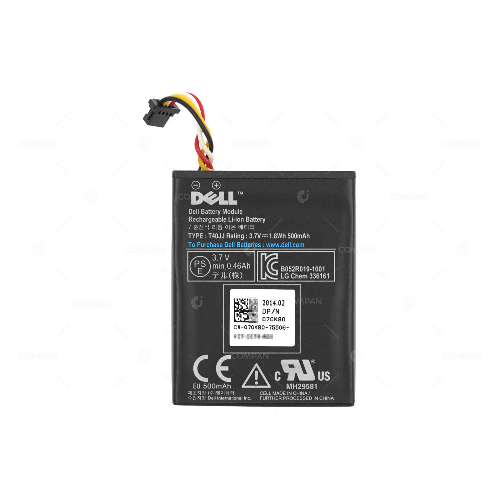 70K80 DELL PERC BATTERY FOR H710 RAID CONTROLLER