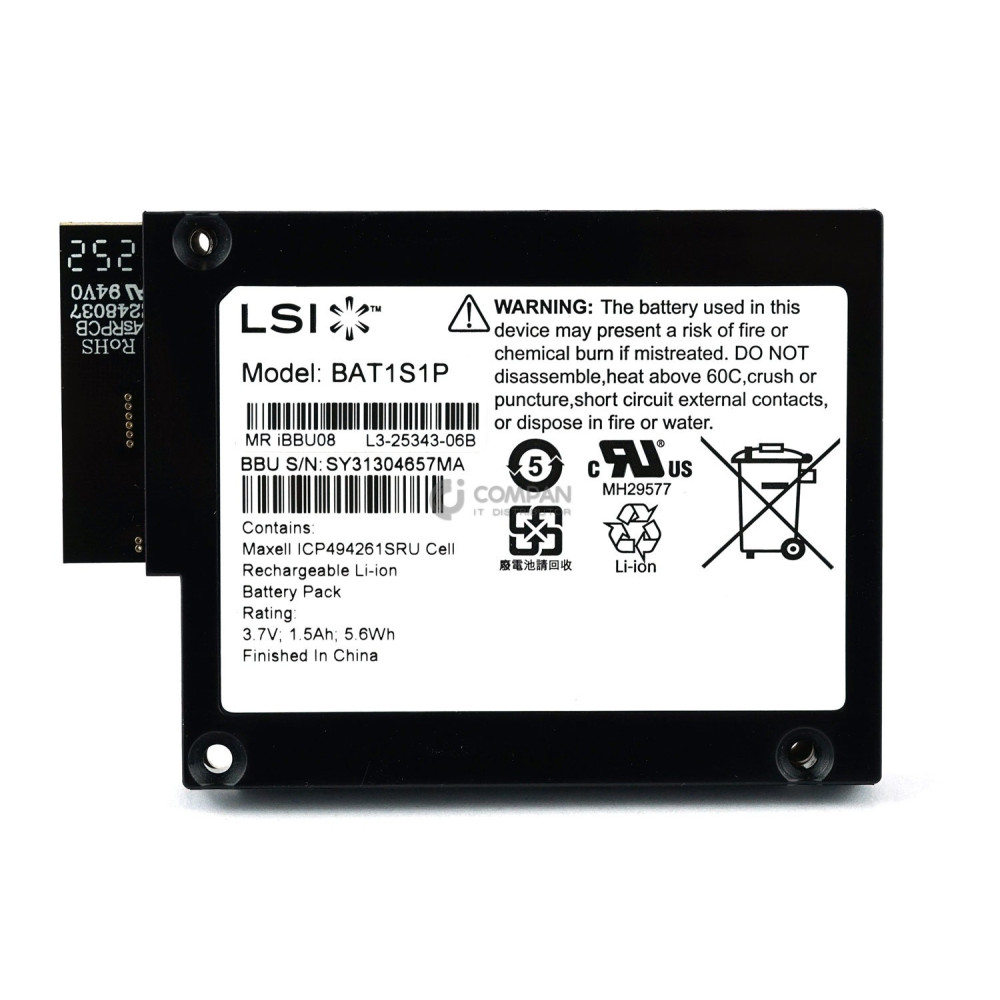 L3-25343-06B LSI RAID CONTROLLER BATTERY SERVERAID