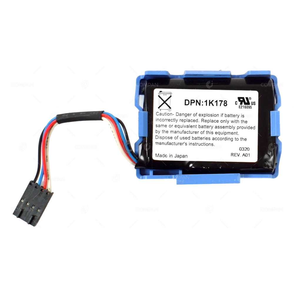 1K178 DELL RAID CONTROLLER BATTERY PERC FOR PE 1650 1750 2650 2600