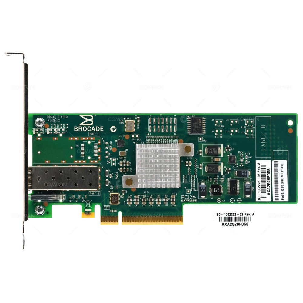 80-1002223-02 BROCADE 415 PCI-E 4G FC SINGLE PORT HBA