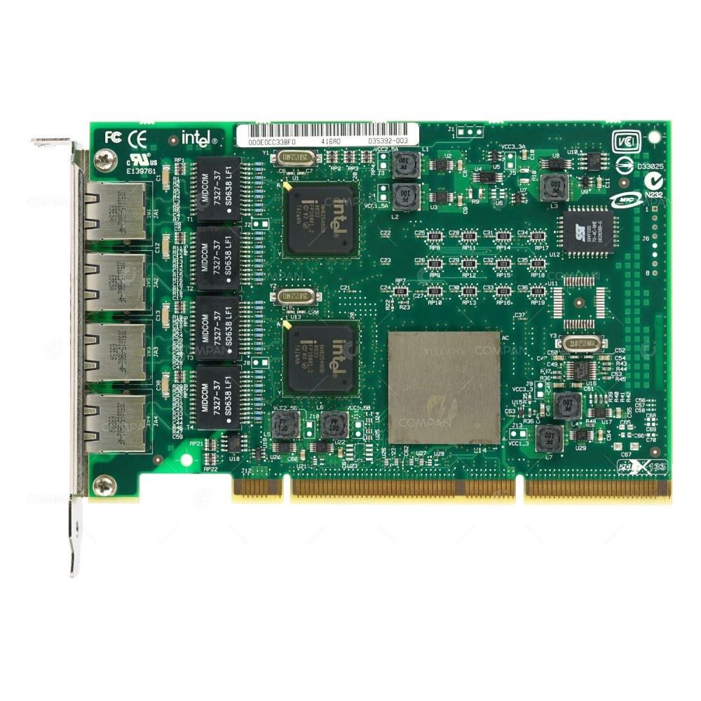 D35392-003 INTEL PRO/1000 GT QUAD PORT GIGABIT NIC PCI-X ADAPTER