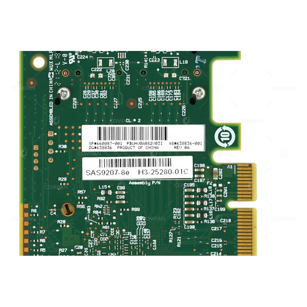 660087-001 LP HP H221 6G DUAL PORT PCI-E 2.0 X8 SAS SATA HOST BUS ADAPTER HBA LOW PROFILE 650931-B21, 638836-001 LP, SAS9207-8E, H3-25280-01C