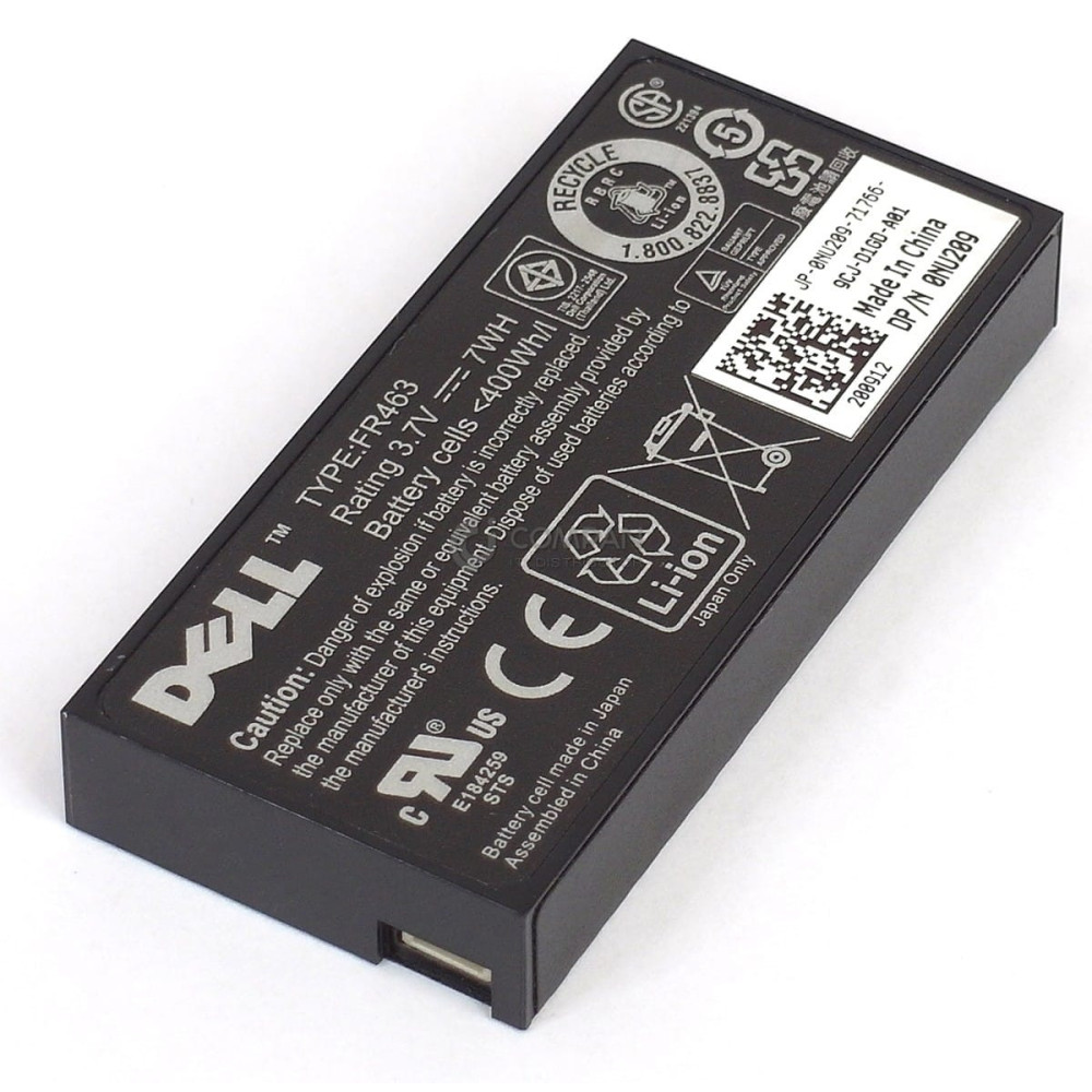 NU209 DELL RAID CONTROLLER BATTERY 3.7V FOR DELL PERC 5I 6I H700