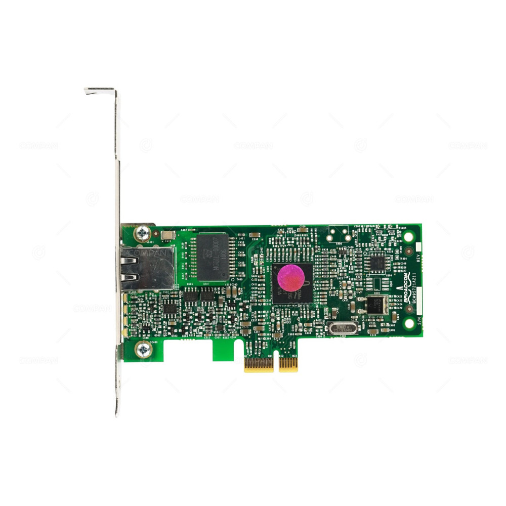 HF692 DELL BROADCOM 5271 SINGLE PORT GIGABIT PCI-E RJ45 NIC ETHERNET NETWORK INTERFACE CARD 0HF692, 00-10-18-5F-C378