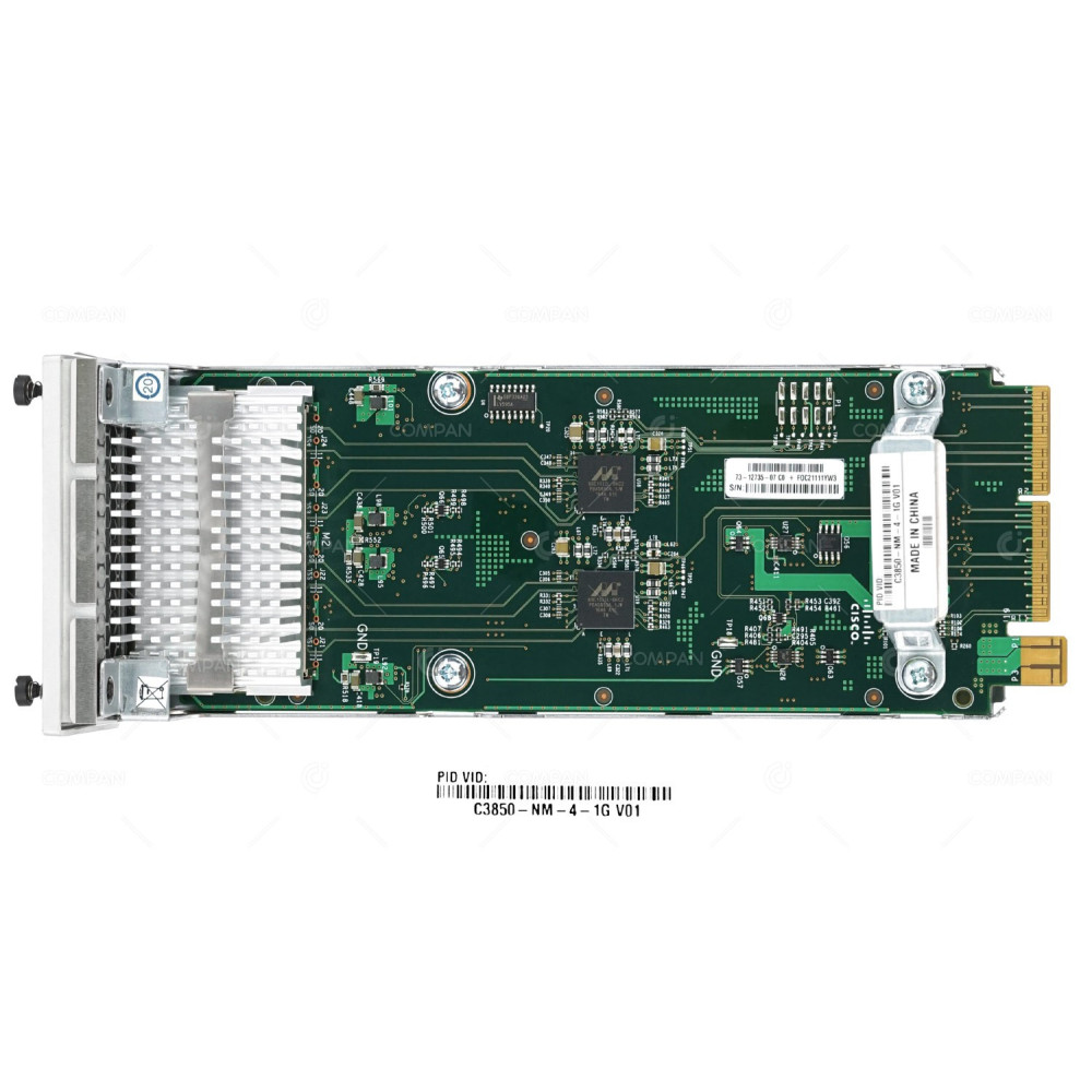 C3850-NM-4-1G CISCO QUAD PORT 1GE NETWORK MODULE FOR CATALYST 3850 C3850-NM-4-1G V01, 73-12735-07