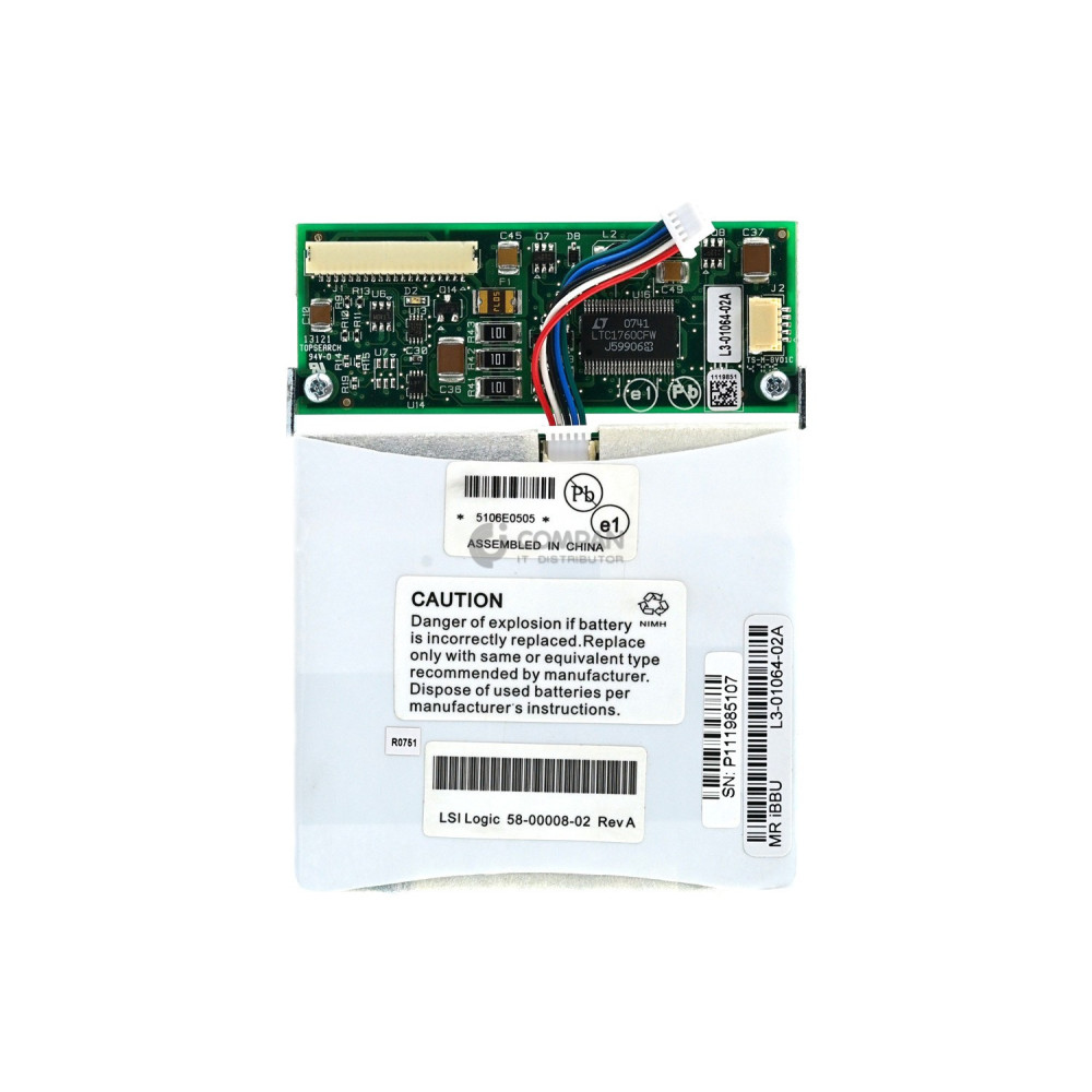 58-00008-02 LSI LOGIC MR IBBU BATTERY L3-01064-02A