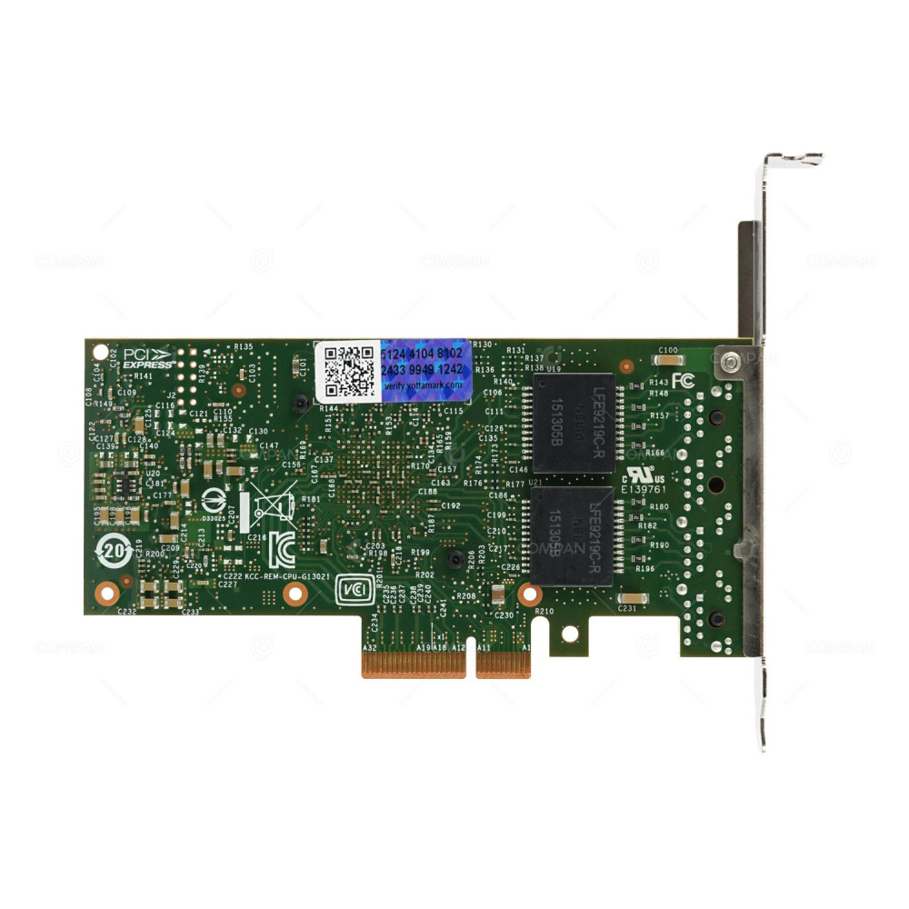I350-T4 INTEL I350-T4 QUAD PORT GIGABIT ETHERNET PCI-E ADAPTER LOW PROFILE