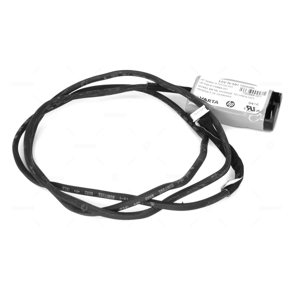 731126-001 HP SMART ARRAY BATTERY CAPACITOR PACK 3,6V W/ 36'' CABLE FOR G8