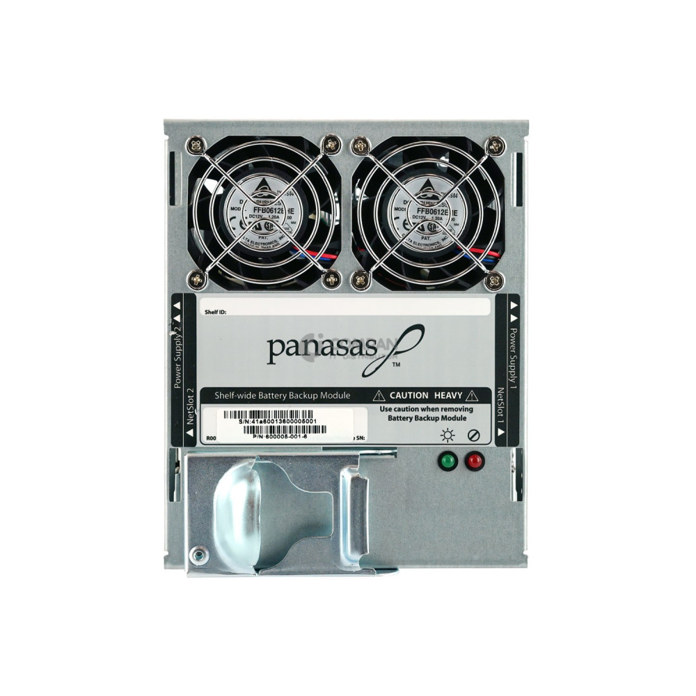 600005-001-6 PANASUS SHELF-WIDE BATTERY BACKUP MODULE WITH 2XFAN FOR ACTIVESTOR 20 BLADE STORAGE 600005-001
