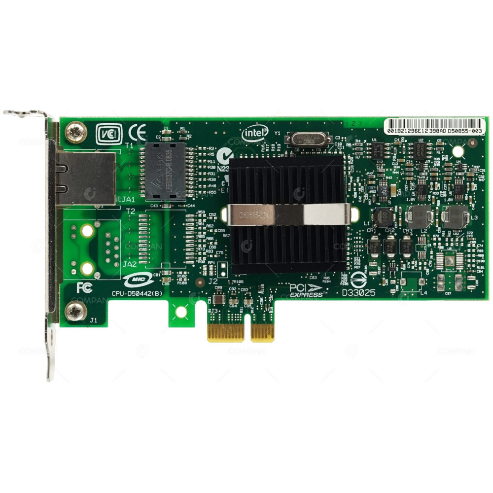 D50855-003 LP INTEL PRO/1000 PT 1-PORT 1GB RJ-45 NETWORK ADAPTER LOW PROFILE