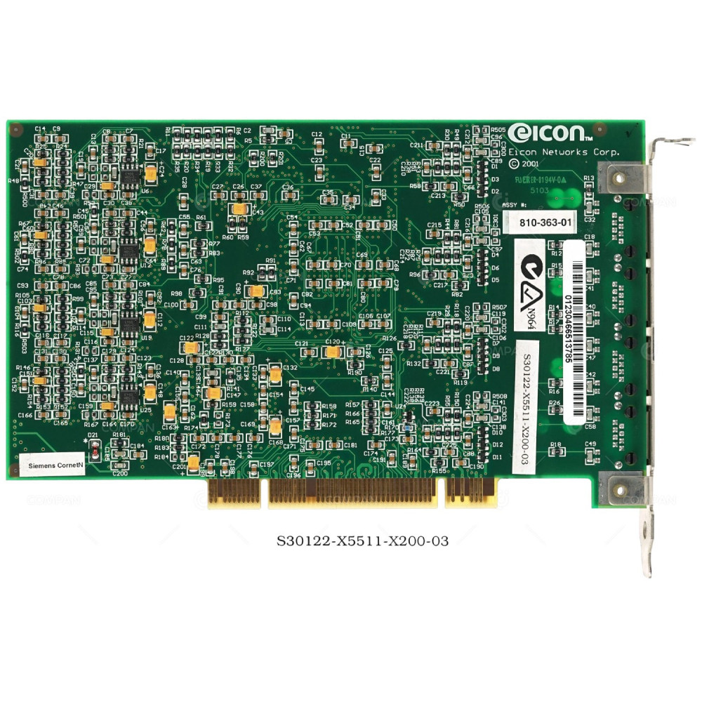 S30122-X5511-X200-03 SIEMENS CORNET N EICON QUAD PORT RJ-45 SERVER ADAPTER