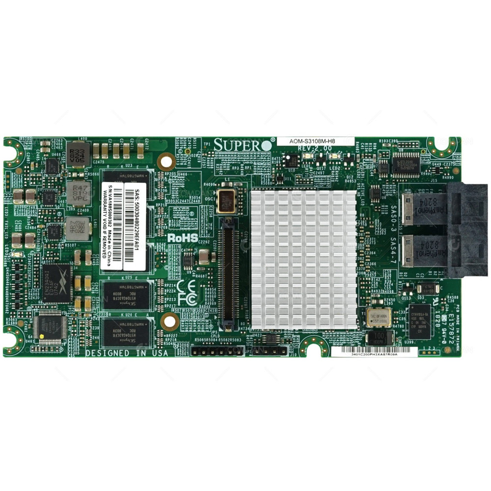 AOM-S3108M-H8 SUPERMICRO 3108 MEGARAID 8-PORT SAS INTERNAL RAID ADAPTER