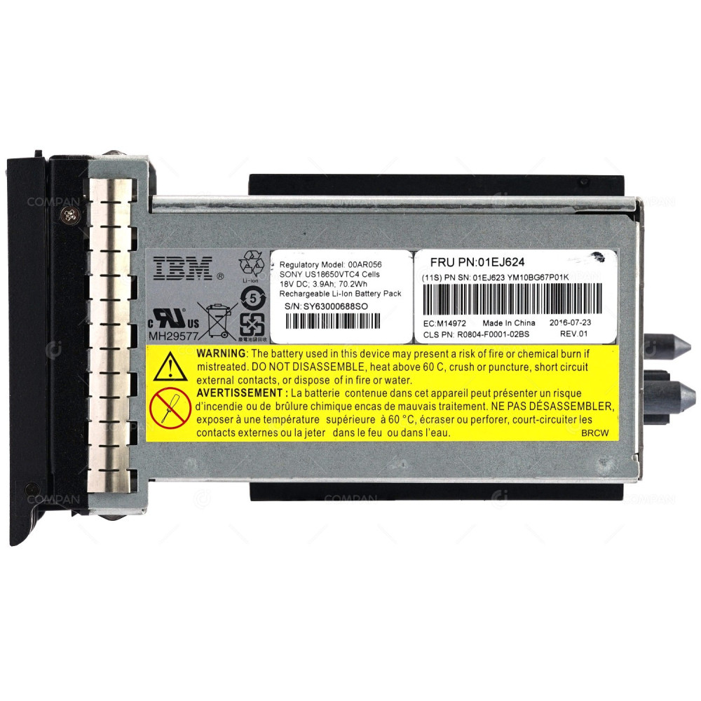 01EJ623 IBM CONTROLLER BATTERY FOR IBM DH8 2145-SV1