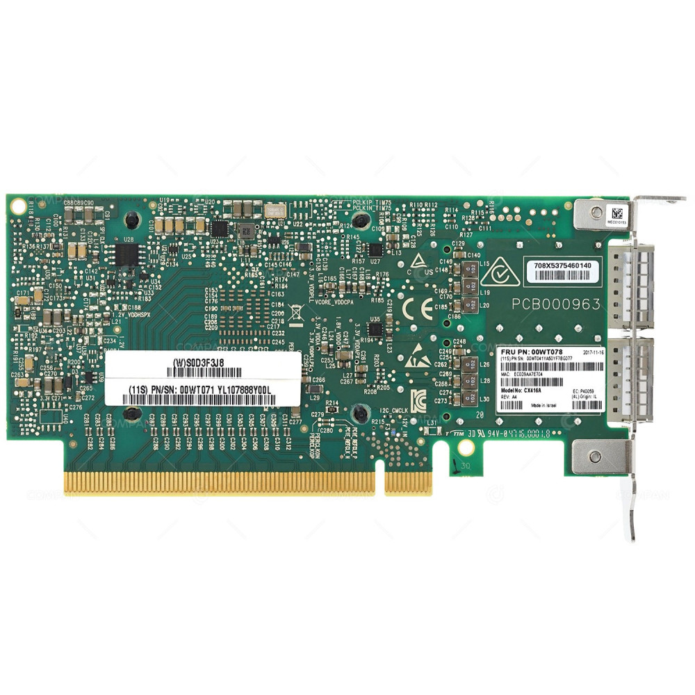 EC3L LP / IBM PCIE3 2PORT 100GBE NIC ROCE QSFP28 ADAPTER FOR PSERIES POWER8 E880