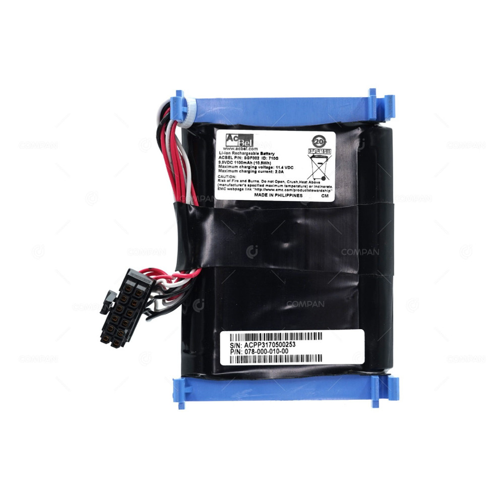 078-000-010-00 EMC BATTERY9,9VDC 1100MAH (10.9WH) FOR ISILON H500 046-007-212