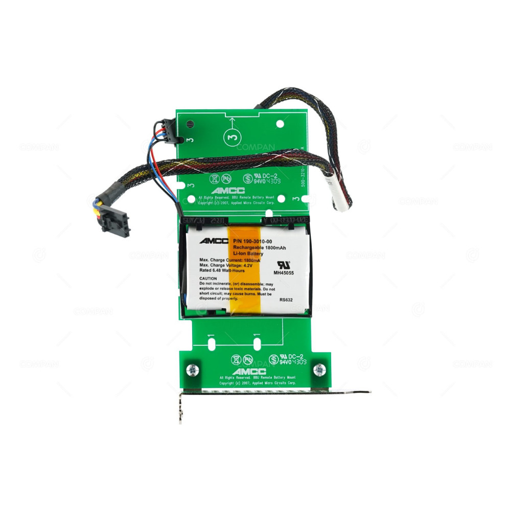 500-3210-02 LP AMCC REMOTE BATTERY MOUNT WITH BATTERY LOW PROFILE 190-3010-00