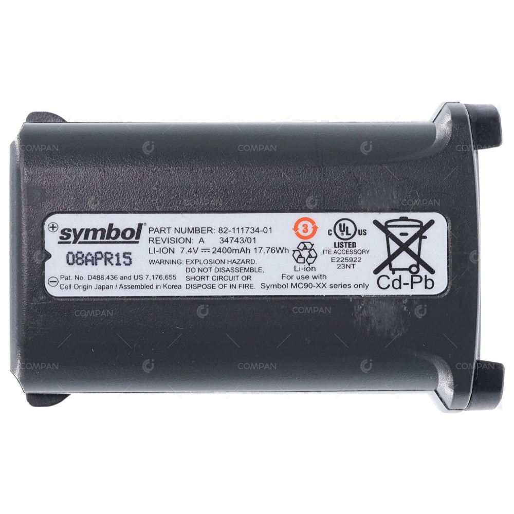 82-111734-01 BATTERY 7.4V 2400MAH 17.76WH FOR MOTOROLA SYMBOL MC92NO -