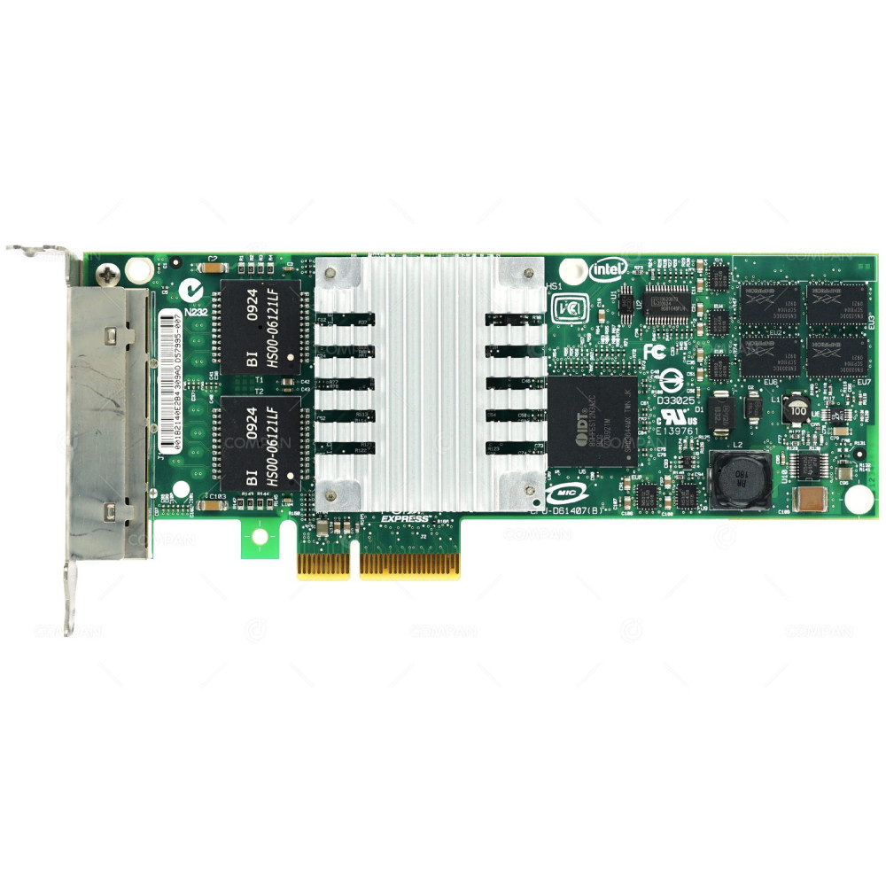 D57995-007 LP INTEL PRO/1000 PT QUAD PORT SERVER ADAPTER PCI-E LOW PROFILE EXPI9404PTG2L20