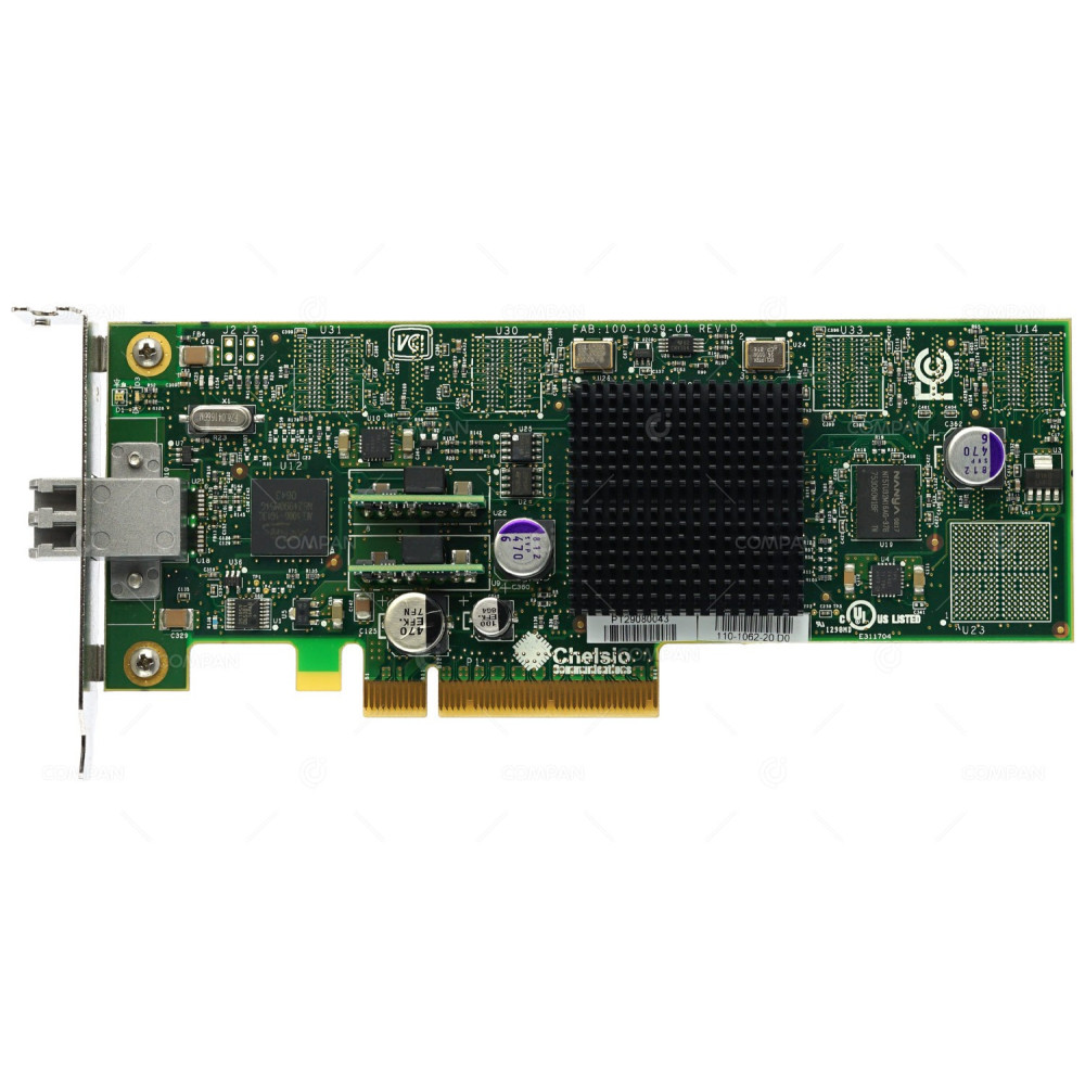 110-1062-20 LP EMC CHELSIO S310E-SR 10GBE SINGLE PORT LC PCI-E X8 NETWORK ADAPTER NIC LOW PROFILE -
