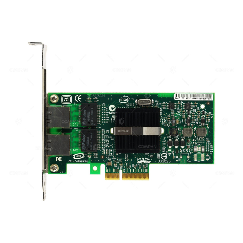 D50228-005 INTEL DUAL PORT 1GB RJ-45 PRO 1000 PT ETHERNET ADAPTER