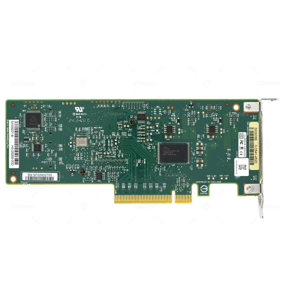 45W9122 IBM LSI SAS9201-8I SAS-2 SATA 8 PORT 6G PCI-E HBA HOST BUS ADAPTER LOW PROFILE SAS9201-8I,