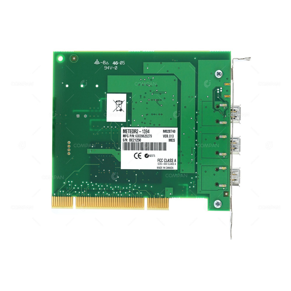63039620279 MATROX METEOR2-1394 3 PORTS FIREWIRE PCI CARD