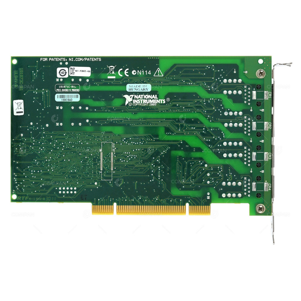 PCI-8432-4 NATIONAL INSTRUMENTS PCI-8432/4 RS232 4 PORTS PCI CARD 191871C-01L,PCI-8432/4, NAT-PCI8432-4, 191873C-01
